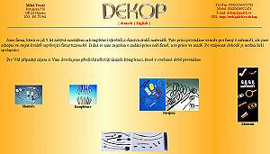 Prezentace firmy DEKOP