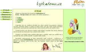 Prezentace firmy FLOO. - kytka dom