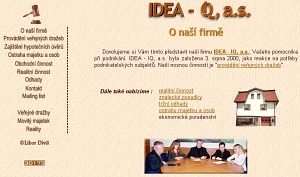 Prezentace realitn a draebn kancele IDEA-IQ, a.s.